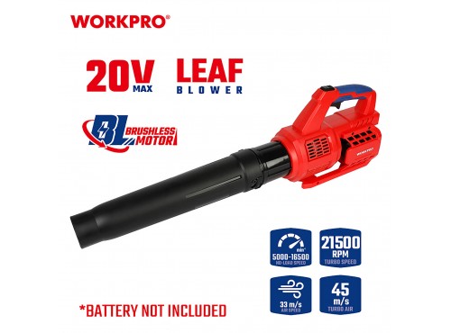 ΦΥΣΗΤΗΡΑΣ ΚΗΠΟΥ ΕΠΑΝΑΦΟΡΤΙΖΟΜΕΝΟΣ 20V-Li BL SOLO** WP394005 WORKPRO (PROFI)