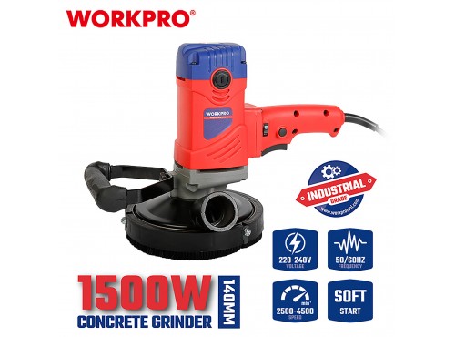 ΛΕΙΑΝΤΗΡΑΣ ΜΠΕΤΟΥ 1500W Φ140mm WP472412 WORKPRO (PROFI)