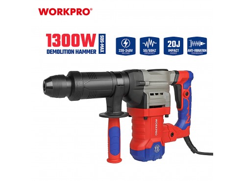 ΣΚΑΠΤΙΚΟ ΠΙΣΤΟΛΕΤΟ 1300W SDS MAX WP470609 WORKPRO (PROFI)
