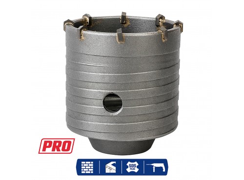 ΠΟΤΗΡΟΚΟΡΩΝΑ ΜΠΕΤΟΥ 100mm 8Δ ME ΑΝΤΑΠΤΟΡΑ SDS PLUS WP403303 WORKPRO PROFI (ΚΑΡΤΕΛΑ)