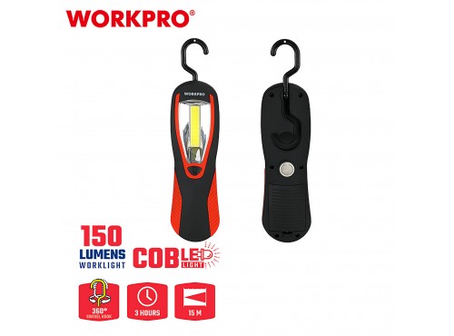 ΦΑΚΟΣ ΕΡΓΑΣΙΑΣ COB LED (AA) 150Lm 10m WP352000 WORKPRO