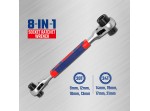ΚΑΡΥΔΑΚΙΑ ΚΛΕΙΔΙ (8 σε 1) ΜΕ ΚΑΣΤΑΝΙΑ WP272059 WORKPRO (PROFI)