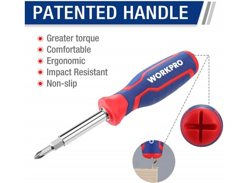 ΚΑΤΣΑΒΙΔΙ ΜΕ 6 ΔΙΠΛΕΣ ΜΥΤΕΣ WP221306 WORKPRO (ΚΑΡΤΕΛΑ)