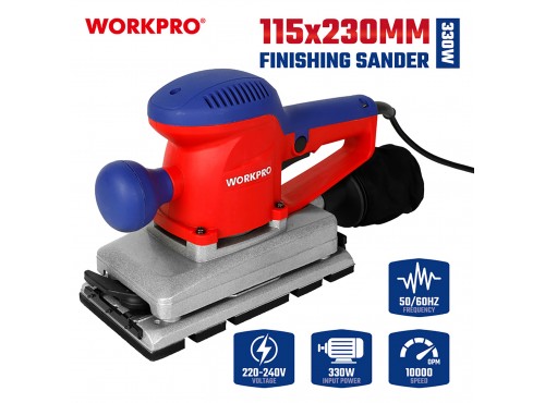 ΤΡΙΒΕΙΟ ΠΑΛΜΙΚΟ ΗΛΕΚΤΡΙΚΟ 320W (230x115mm) WP472407CE WORKPRO (PROFI)