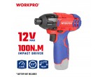 ΕΠΑΝΑΦΟΡΤΙΖΟΜΕΝΟ ΚΑΤΣΑΒΙΔΙ ΠΑΛΜΙΚΟ 12V-Li 100Nm SOLO** WP461605 WORKPRO (PROFI)