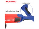 ΓΩΝΙΑΚΟΣ ΤΡΟΧΟΣ 2200W Φ180mm WP472014 WORKPRO (PROFI)