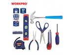 ΣΕΤ ΕΡΓΑΛΕΙΩΝ ΧΕΙΡΟΣ 17τμχ WP209003 WORKPRO (ΚΑΡΤΕΛΑ)