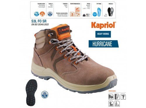 ΜΠΟΤΑΚΙ ΑΣΦΑΛΕΙΑΣ HURRICANE S3L - 43 KAPRIOL 42873