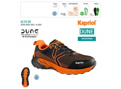 ΠΑΠΟΥΤΣΙ ΑΠΛΟ DUNE OCCUPATIONAL O2 - 45 KAPRIOL 44245