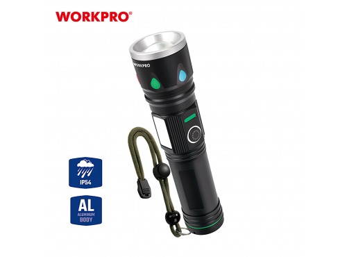 ΦΑΚΟΣ ΕΠΑΝΑΦΟΡΤΙΖΟΜΕΝΟΣ LED (21700,4500mAH) 350Lm 460m WP351019 WORKPRO