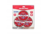 ΔΙΣΚΟΙ ΔΙΑΜΑΝΤΙ 115X22.2 ΣΕΤ 3 τμχ WP405093 WORKPRO