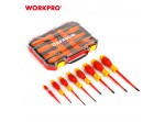 ΚΑΤΣΑΒΙΔΙΑ ΣΕΤ 8τμχ ΜΕ ΜΟΝΩΣΗ VDA ΕΩΣ 1000V WP204700 WORKPRO (PROFI) (ΚΑΡΤΕΛΑ)