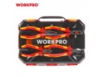ΣΕΤ ΕΡΓΑΛΕΙΩΝ ΧΕΙΡΟΣ 4τμχ ΜΕ ΜΟΝΩΣΗ VDA ΕΩΣ 1000V WP204703 WORKPRO (PROFI)