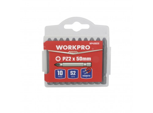 ΜΥΤΕΣ PZ ΑΠΛΕΣ 2.0 x 50mm ΜΑΓΝΗΤΙΚΕΣ ΣΕΤ 10τμχ WP408029 WORKPRO (ΚΑΡΤΕΛΑ)