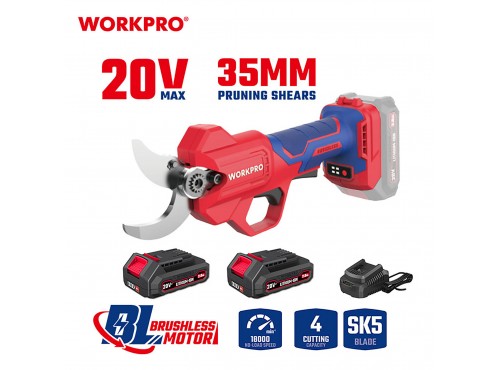 ΨΑΛΙΔΙ ΚΛΑΔΕΥΤΙΚΟ ΜΠΑΤΑΡΙΑΣ 20V-Li BL. (2x2,0AH) WP391604 WORKPRO