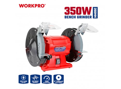ΔΙΔΥΜΟΣ ΤΡΟΧΟΣ ΗΛΕΚΤΡΙΚΟΣ 350W (Φ 200mm) WP482001CE WORKPRO (PROFI)