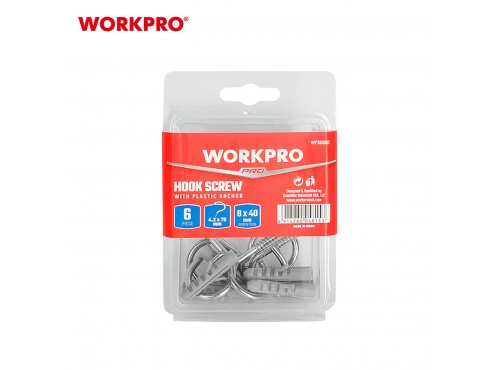 ΓΑΝΤΖΟΙ ΓΑΛΒΑΝΙΖΕ 4,2x70mm (ΣΕΤ 6 τεμ) WP361061 WORKPRO (ΚΑΡΤΕΛΑ)