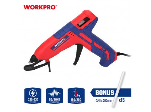ΠΙΣΤΟΛΙ ΘΕΡΜΟΚΟΛΛΑΣ 60/100W WP297005 WORKPRO (PROFI) (ΚΑΡΤΕΛΑ)
