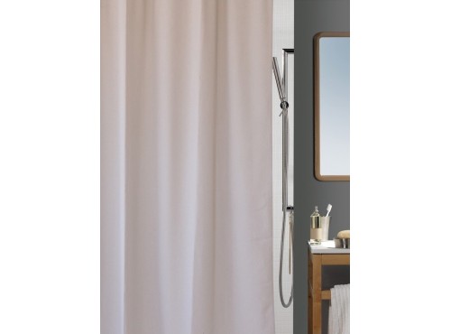 Υφασμάτινη Κουρτίνα Μπάνιου Natura Beige 02327.002 (180x200)
